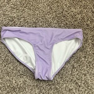 Classic Purple and White Bikini Briefs